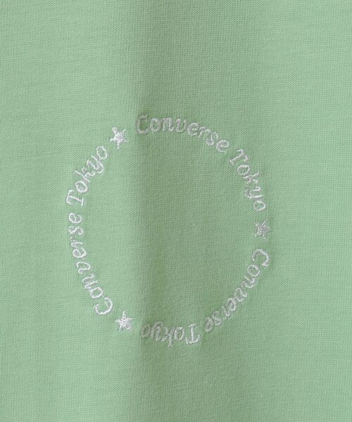 CONVERSE TOKYO（コンバーストウキョウ）の「ASYMMETRY EMBROIDERY LOGO TEE（Tシャツ/カットソー・レディース・ミント/チャコールグレー/ホワイト・FREE）」の20枚目の写真