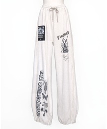 rurumu:/ルルムウ/collage printed lounge pants