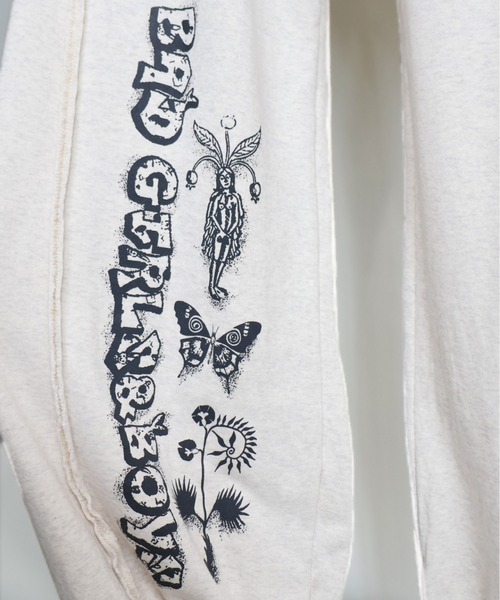 rurumu:(ルルムウ)の「rurumu:/ルルムウ/collage printed lounge pants(その他パンツ・レディース・ピンク/ブラック/グレー/アイボリー・LARGE/MEDIUM)」の21枚目の写真
