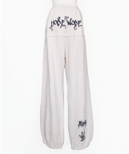 rurumu:(ルルムウ)の「rurumu:/ルルムウ/collage printed lounge pants(その他パンツ・レディース・ピンク/ブラック/グレー/アイボリー・LARGE/MEDIUM)」の17枚目の写真