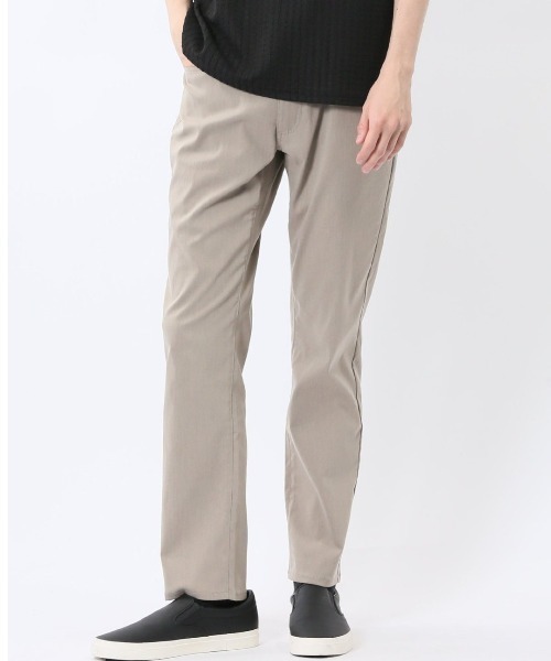 m.f.editorial（エムエフエディトリアル）の「【接触冷感 吸水速乾】m.f.エディトリアル メンズ クロスストレッチ+クール スリムパンツ ツイル（チノパンツ・メンズ・ベージュ/ネイビー/ライトグレー/ブラック・LARGE/S/X-LARGE/MEDIUM）」の3枚目の写真