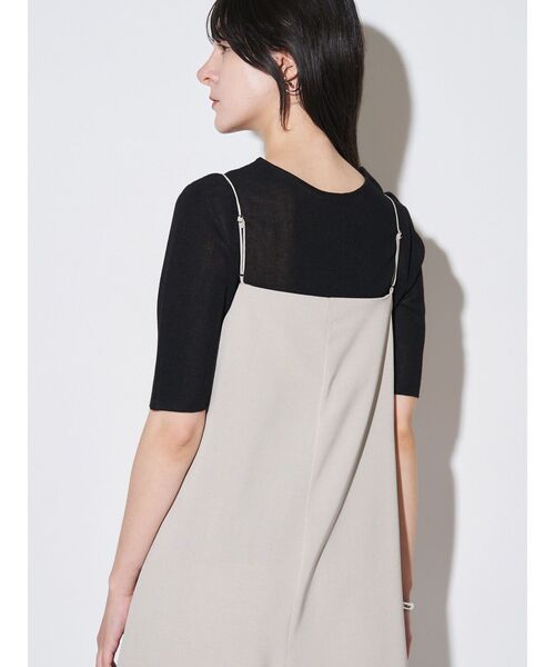 ELENDEEK(エレンディーク)の「2WAYシアーニット【洗濯機洗い可】(ニット/セーター・レディース・イエロー/ブラウン/ブラック/オフホワイト・FREE)」の21枚目の写真