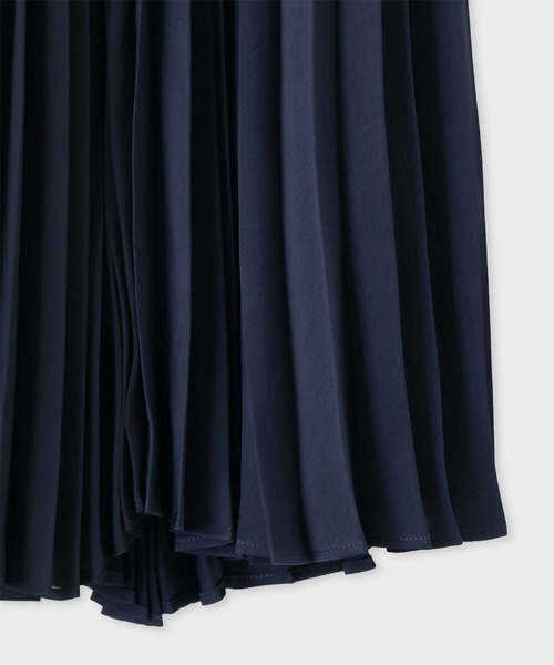 セール】ウィメンズ ブロッキング プリーツ スカート / 255007 014SD