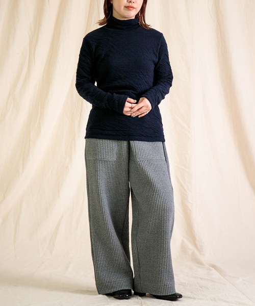 prit] ウール綿接結 タートルネックプルオーバー | Domingo（ドミンゴ