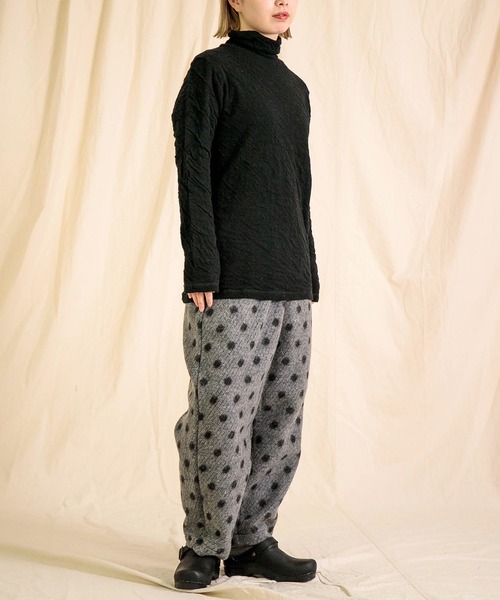 prit プリット 接結タートルネックプルオーバー P90558 prit] ウール綿接結 タートルネックプルオーバー | Domingo（ドミンゴ