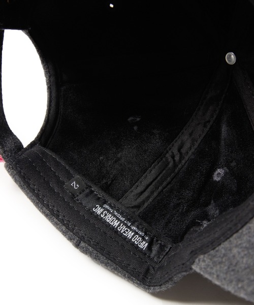 VIRGOwearworks(ヴァルゴウェアワークス)の「RETRO HAZE WOOL CAP(キャップ・メンズ・チャコールグレー/ブラック・2/3)」の7枚目の写真