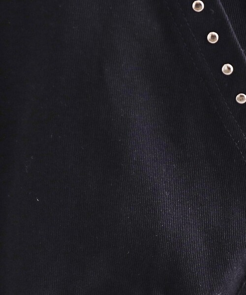 tk.TAKEO KIKUCHI（ティーケータケオキクチ）の「スタッズ ダブルZIPパーカ（パーカー・メンズ・ライトグレー/ブラック・03/02/01）」の11枚目の写真