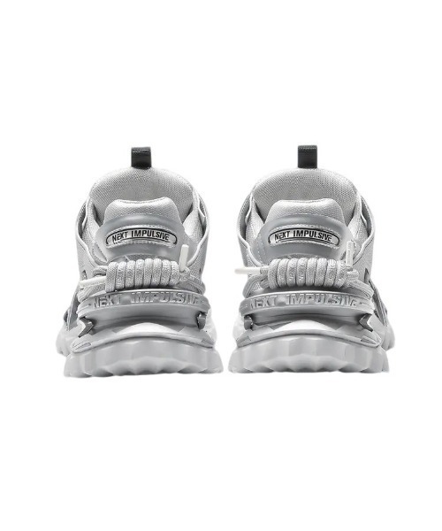 NEXT IMPULSIVE(ネクストインプルーシブ)の「【NEXT IMPULSIVE】Burden Reduction Series / ボリュームスニーカー(スニーカー・メンズ・シルバー/ホワイト・25.0cm/24.5cm/24.0cm/23.5cm/27.0cm/26.5cm)」の10枚目の写真