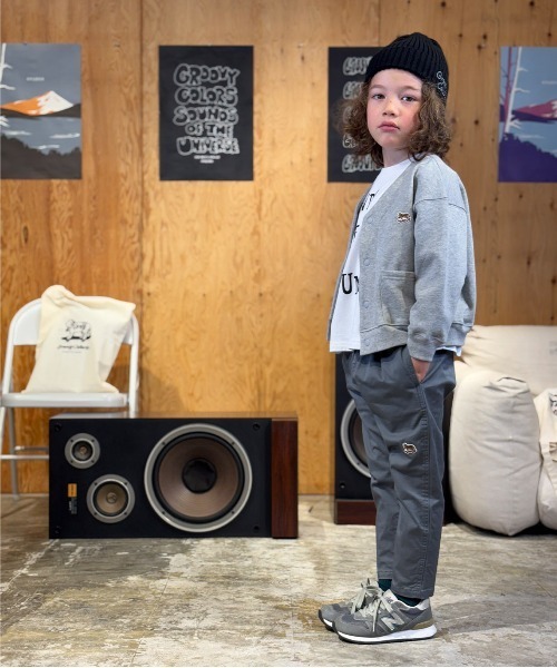 GROOVY COLORS(グルービーカラーズ)の「Stretch Twill CITY Pants(その他パンツ・キッズ・ワインレッド/グレー・145/135)」の6枚目の写真