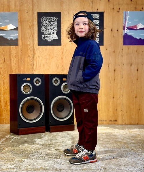 GROOVY COLORS(グルービーカラーズ)の「Stretch Twill CITY Pants(その他パンツ・キッズ・ワインレッド/グレー・145/135)」の10枚目の写真