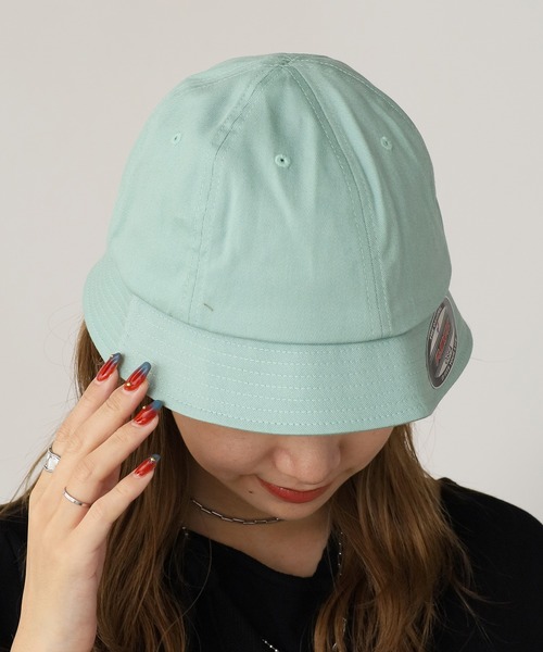 FLEXFIT（フレックスフィット）の「flexfit/フレックスフィット Short Brim Ball Hat バケットハット（ハット・メンズ・ホワイト/ブラウン/グリーン/ブラック・FREE）」の17枚目の写真