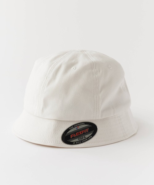FLEXFIT（フレックスフィット）の「flexfit/フレックスフィット Short Brim Ball Hat バケットハット（ハット・メンズ・ホワイト/ブラウン/グリーン/ブラック・FREE）」の10枚目の写真