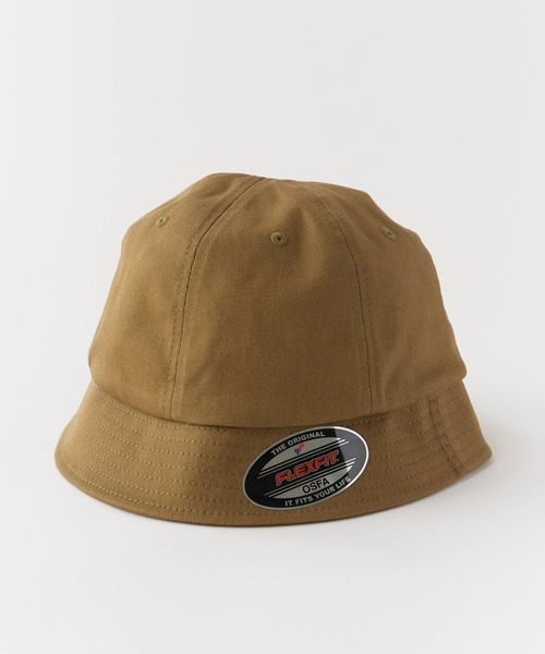 FLEXFIT（フレックスフィット）の「flexfit/フレックスフィット Short Brim Ball Hat バケットハット（ハット・メンズ・ホワイト/ブラウン/グリーン/ブラック・FREE）」の14枚目の写真