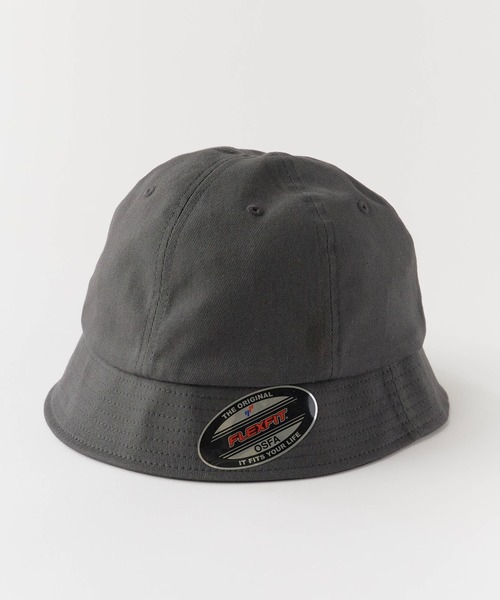 FLEXFIT（フレックスフィット）の「flexfit/フレックスフィット Short Brim Ball Hat バケットハット（ハット・メンズ・ホワイト/ブラウン/グリーン/ブラック・FREE）」の13枚目の写真