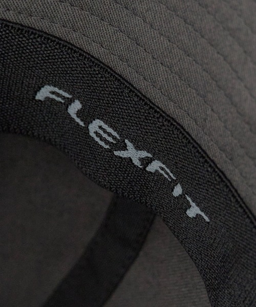 FLEXFIT（フレックスフィット）の「flexfit/フレックスフィット Short Brim Ball Hat バケットハット（ハット・メンズ・ホワイト/ブラウン/グリーン/ブラック・FREE）」の5枚目の写真