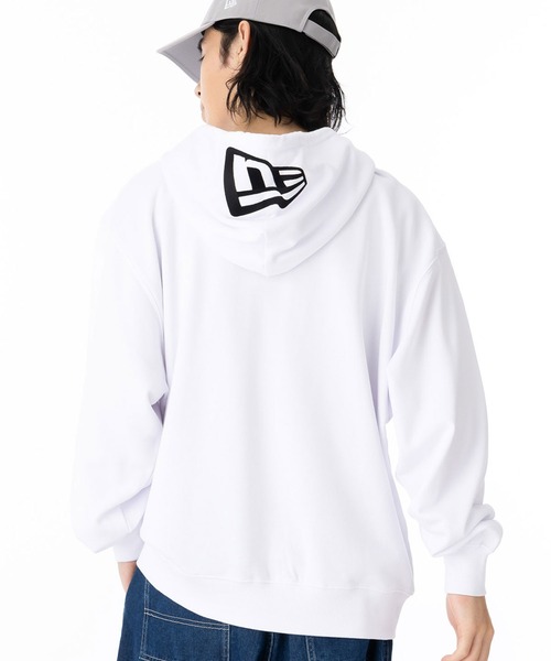 NEW ERA(ニューエラ)の「ニューエラ スウェットパーカー ボックスロゴ ONBSPOTZ別注(パーカー・メンズ・ブラック/ホワイト・XL/L/M/S/XXL)」の1枚目の写真