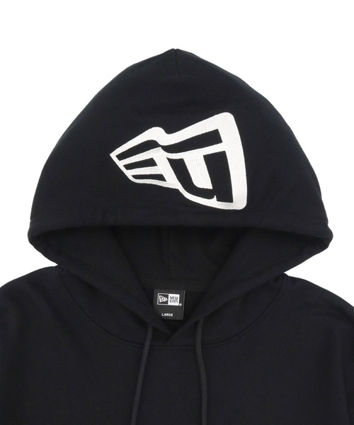 NEW ERA(ニューエラ)の「ニューエラ スウェットパーカー ボックスロゴ ONBSPOTZ別注(パーカー・メンズ・ブラック/ホワイト・XL/L/M/S/XXL)」の22枚目の写真