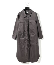 MIDIUMISOLID for Ladies ワークシャツワンピース