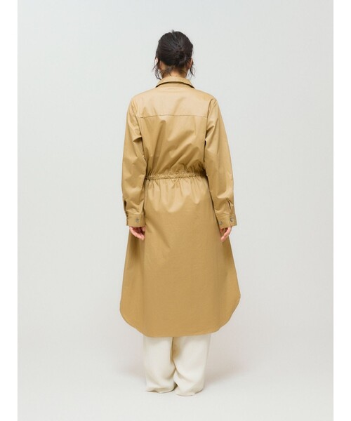 MIDIUMISOLID(ミディウミソリッド)の「MIDIUMISOLID for Ladies ワークシャツワンピース(ワンピース・レディース・ブラック/チャコールグレー/ベージュ・FREE)」の14枚目の写真