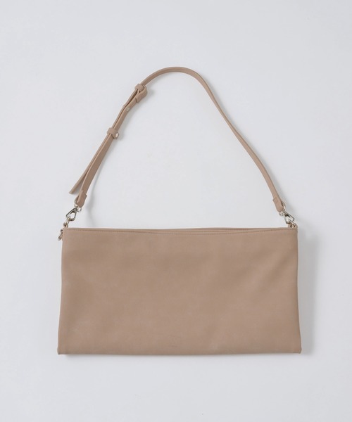 POMUM&ARTS(ポームムアンドアーツ)の「2way suede shoulder tote bag / ツーウェイ スウェード ショルダートートバッグ(ショルダーバッグ・レディース・ブルー/アイボリー/ブラウン/ベージュ・FREE)」の15枚目の写真
