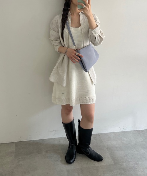 2way suede shoulder tote bag / ツーウェイ スウェード