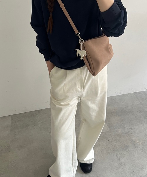 2way suede shoulder tote bag / ツーウェイ スウェード