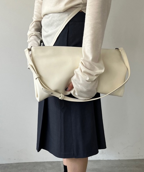2way suede shoulder tote bag / ツーウェイ スウェード