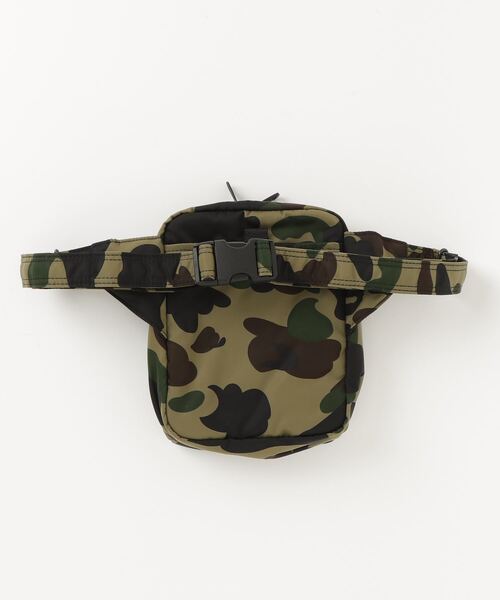 A BATHING APE アベイシングエイプ猿迷彩ウエストポーチ ボディバッグ PORTER 1ST CAMO BODY BAG（ボディバッグ/ウエストポーチ）｜A