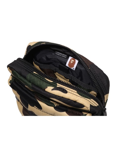 PORTER×A BATHING APE ウエストポーチ◆美品 PORTER×A BATHING APE/ポーター×アベイシングエイプ】ウエスト