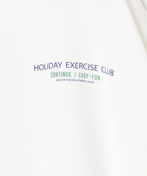 BAYFLOW(ベイフロー)の「【AMERICAN RAG CIE】EXERCISE TEE(ユニセックス)(Tシャツ/カットソー・メンズ・ホワイト・MEDIUM/LARGE)」の3枚目の写真
