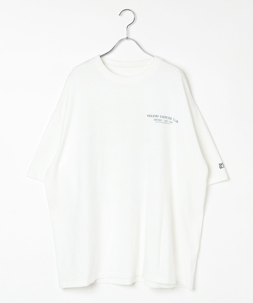 BAYFLOW(ベイフロー)の「【AMERICAN RAG CIE】EXERCISE TEE(ユニセックス)(Tシャツ/カットソー・メンズ・ホワイト・MEDIUM/LARGE)」の9枚目の写真