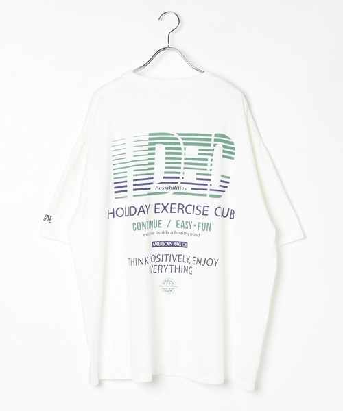 BAYFLOW(ベイフロー)の「【AMERICAN RAG CIE】EXERCISE TEE(ユニセックス)(Tシャツ/カットソー・メンズ・ホワイト・MEDIUM/LARGE)」の8枚目の写真