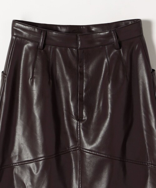 セール】quaranciel: フラワー 刺繍 バック スリット ロング スカート