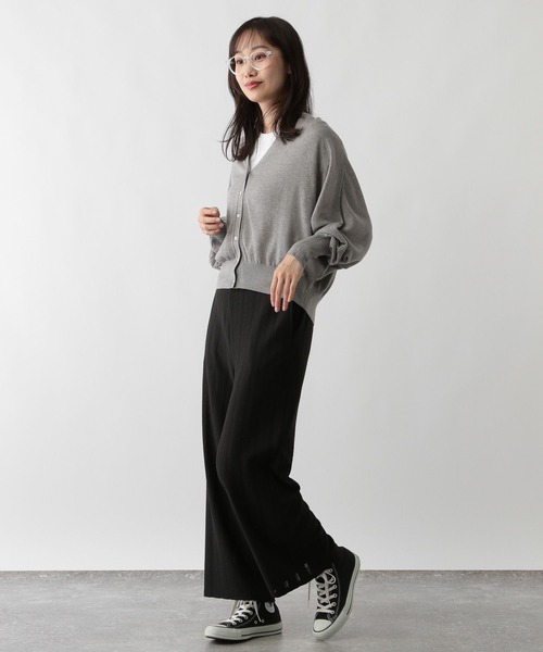 FOUND GOOD（ファウンドグッド）の「シャーリングカットイージーP（その他パンツ・レディース・ブラック/グリーン系3/ブラウン系3・S/M/L）」の5枚目の写真