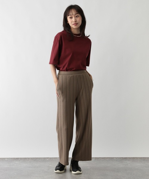 FOUND GOOD（ファウンドグッド）の「シャーリングカットイージーP（その他パンツ・レディース・ブラック/グリーン系3/ブラウン系3・S/M/L）」の8枚目の写真