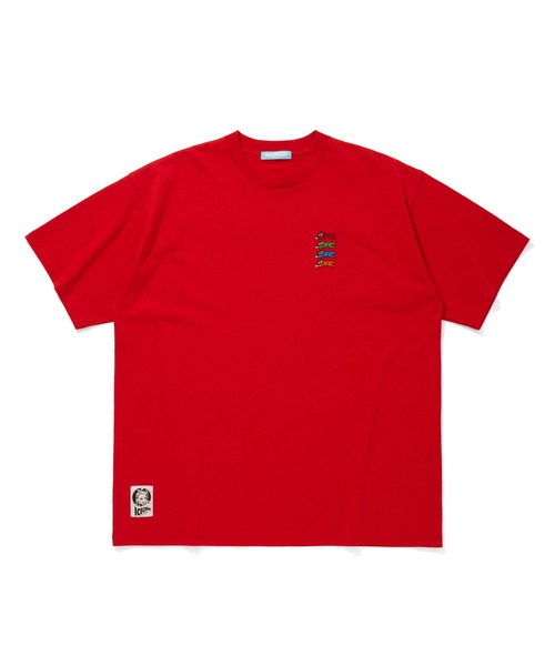EMBROIDERED LOGO COTTON T-SHIRT RUNNING DOG（Tシャツ/カットソー 