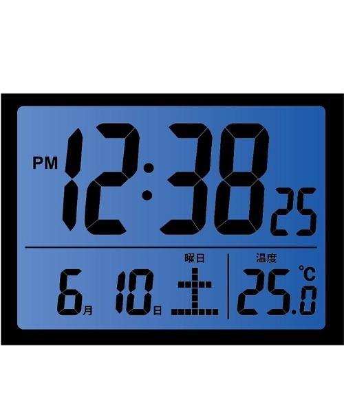 その他セレクト（ソノタセレクト）の「見やすい表示のデジタル目覚まし時計 ブリム（置時計・レディース・グレー/ブラック/ホワイト・FREE）」の11枚目の写真