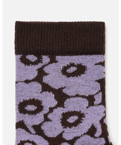 marimekko（マリメッコ）の「【Kids】  Makeinen Unikko  / socks（ソックス/靴下・キッズ・ラベンダー/レッド・31/19/22/25/28）」の5枚目の写真