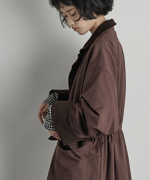 THE YOn（ザヨン）の「衿配色ミリタリーオーバージャケット