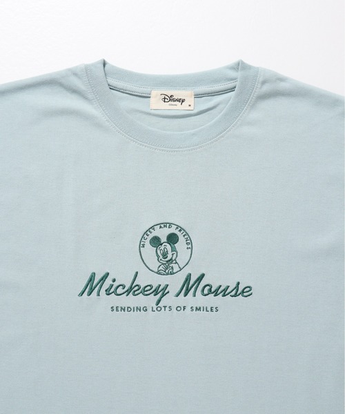 Disney(ディズニー)の「【DISNEY/ディズニー】プリント7分袖WIDEシルエットTシャツ ミッキー/ミニー/ドナルド/デイジー(Tシャツ/カットソー・レディース・ライトピンク/ライトグレー/マスタード/ミント・MEDIUM/LARGE)」の14枚目の写真