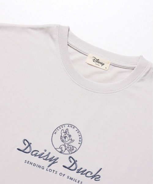 Disney(ディズニー)の「【DISNEY/ディズニー】プリント7分袖WIDEシルエットTシャツ ミッキー/ミニー/ドナルド/デイジー(Tシャツ/カットソー・レディース・ライトピンク/ライトグレー/マスタード/ミント・MEDIUM/LARGE)」の8枚目の写真