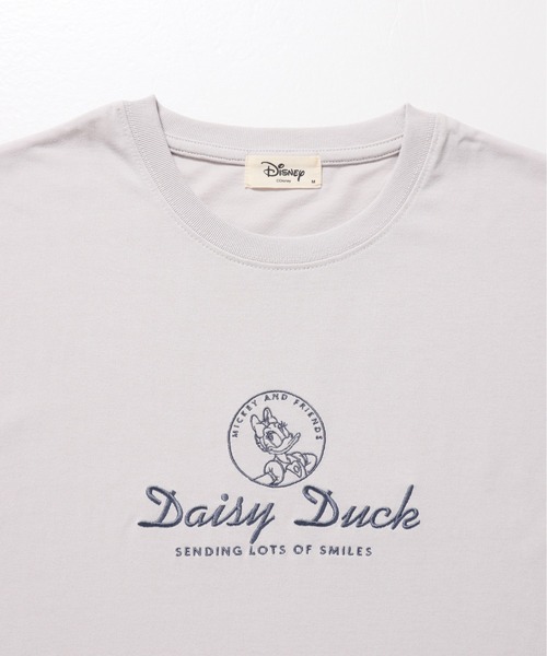 Disney(ディズニー)の「【DISNEY/ディズニー】プリント7分袖WIDEシルエットTシャツ ミッキー/ミニー/ドナルド/デイジー(Tシャツ/カットソー・レディース・ライトピンク/ライトグレー/マスタード/ミント・MEDIUM/LARGE)」の9枚目の写真