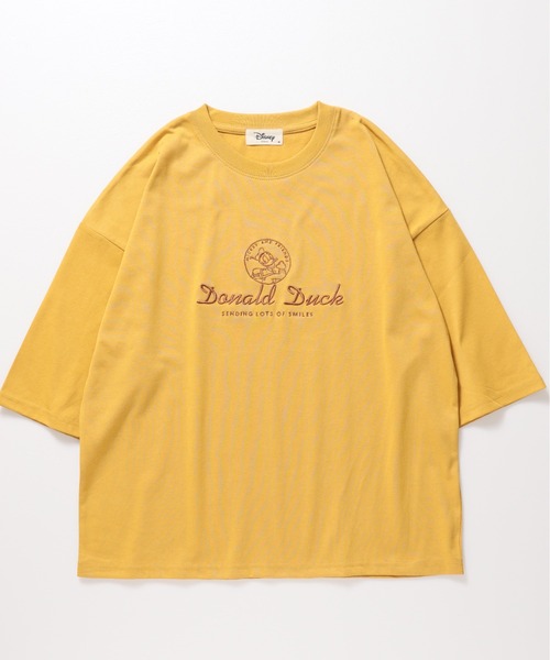 Disney(ディズニー)の「【DISNEY/ディズニー】プリント7分袖WIDEシルエットTシャツ ミッキー/ミニー/ドナルド/デイジー(Tシャツ/カットソー・レディース・ライトピンク/ライトグレー/マスタード/ミント・MEDIUM/LARGE)」の20枚目の写真