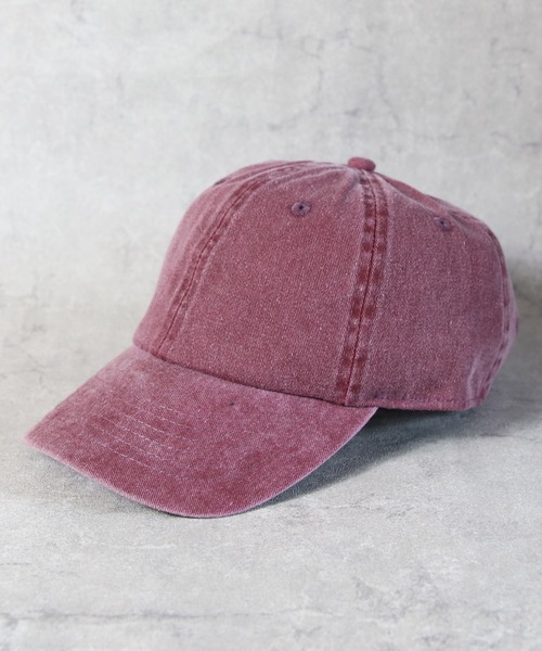 newhattan（ニューハッタン）の「NEWHATTAN ピグメントダイキャップ（キャップ・メンズ・ブラック/ピンク/カーキ/イエロー/ブルー/グレー/レッド/オリーブ/サンドベージュ/ロイヤルブルー/チャコール/バーガンディー/オレンジ・FREE）」の12枚目の写真