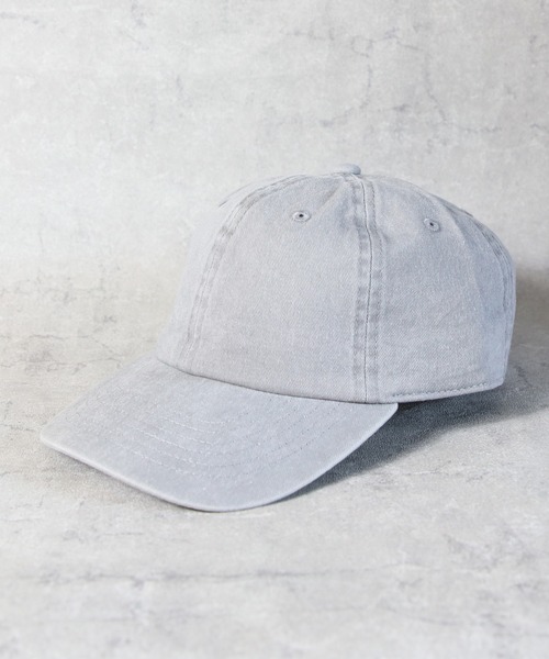 newhattan（ニューハッタン）の「NEWHATTAN ピグメントダイキャップ（キャップ・メンズ・ブラック/ピンク/カーキ/イエロー/ブルー/グレー/レッド/オリーブ/サンドベージュ/ロイヤルブルー/チャコール/バーガンディー/オレンジ・FREE）」の2枚目の写真