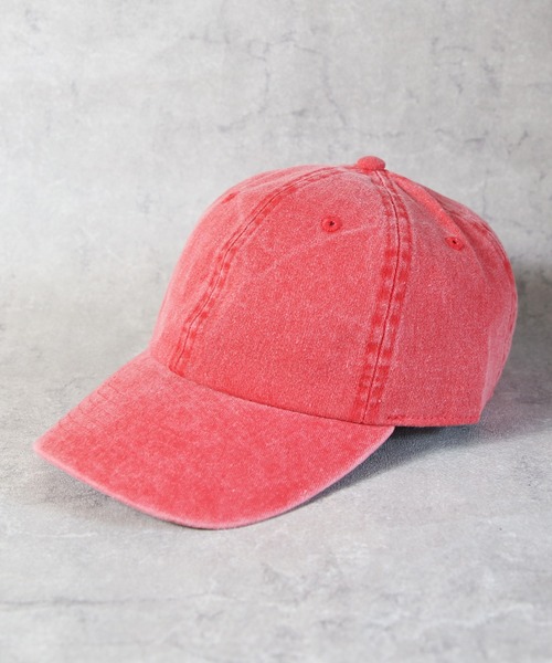 newhattan（ニューハッタン）の「NEWHATTAN ピグメントダイキャップ（キャップ・メンズ・ブラック/ピンク/カーキ/イエロー/ブルー/グレー/レッド/オリーブ/サンドベージュ/ロイヤルブルー/チャコール/バーガンディー/オレンジ・FREE）」の11枚目の写真