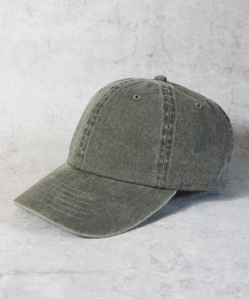 newhattan（ニューハッタン）の「NEWHATTAN ピグメントダイキャップ（キャップ・メンズ・ブラック/ピンク/カーキ/イエロー/ブルー/グレー/レッド/オリーブ/サンドベージュ/ロイヤルブルー/チャコール/バーガンディー/オレンジ・FREE）」の5枚目の写真