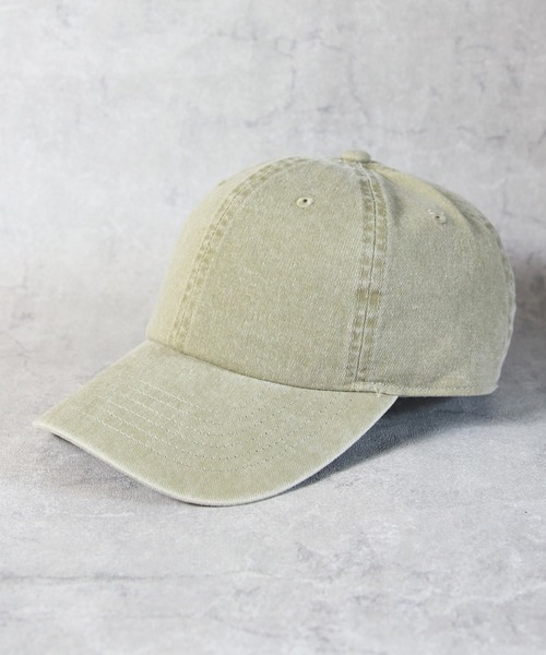 newhattan（ニューハッタン）の「NEWHATTAN ピグメントダイキャップ（キャップ・メンズ・ブラック/ピンク/カーキ/イエロー/ブルー/グレー/レッド/オリーブ/サンドベージュ/ロイヤルブルー/チャコール/バーガンディー/オレンジ・FREE）」の6枚目の写真