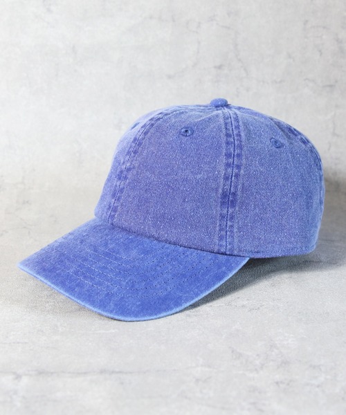 newhattan（ニューハッタン）の「NEWHATTAN ピグメントダイキャップ（キャップ・メンズ・ブラック/ピンク/カーキ/イエロー/ブルー/グレー/レッド/オリーブ/サンドベージュ/ロイヤルブルー/チャコール/バーガンディー/オレンジ・FREE）」の8枚目の写真