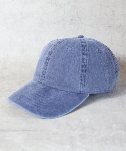 newhattan（ニューハッタン）の「NEWHATTAN ピグメントダイキャップ（キャップ・メンズ・ブラック/ピンク/カーキ/イエロー/ブルー/グレー/レッド/オリーブ/サンドベージュ/ロイヤルブルー/チャコール/バーガンディー/オレンジ・FREE）」の7枚目の写真